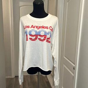 NWT Los‎ Angeles 1992 Cropped Tee*